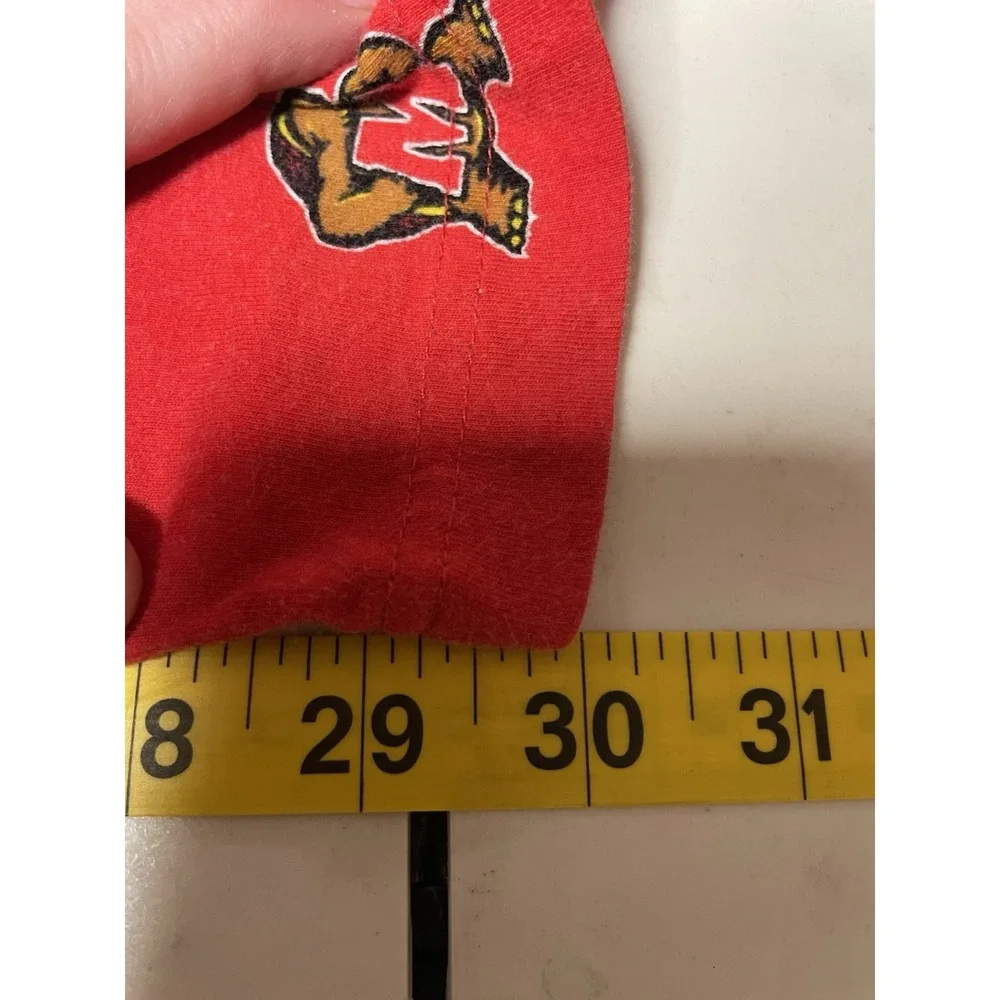 Maryland‎ Terps pajama pants Adults L Unisex Red Turtle Terps Logo Waist Elastic